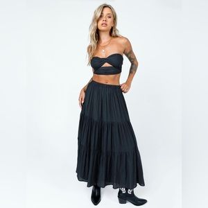 Princess Polly Allie Set Black **SIZE: US 4